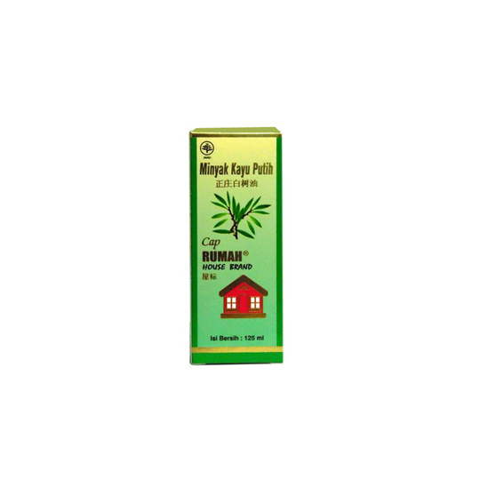 CAP RUMAH MINYAK KAYU PUTIH 125 ML CAP RUMAH MINYAK KAYU PUTIH 125 ML