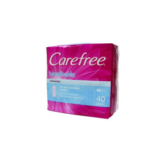 CARE FREE BREATHABLE PANTY LINERS 40 PADS CARE FREE BREATHABLE PANTY LINERS 40 PADS