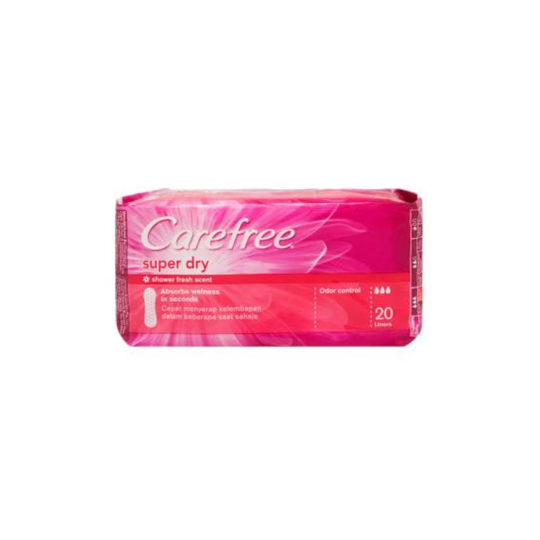 CARE FREE SPR DRY PANTY LINER 20 PADS CARE FREE SPR DRY PANTY LINER 20 PADS
