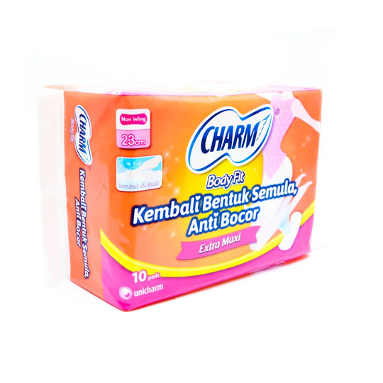 CHARM BODY FIT EXTRA MAXI NON WING 10 PADS CHARM BODY FIT EXTRA MAXI NON WING 10 PADS