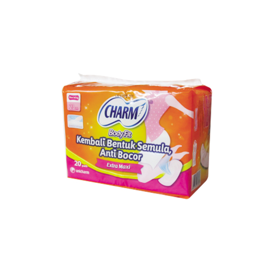 Charm Body Fit Extra Maxi Non Wing 20 Pads Charm Body Fit Extra Maxi Non Wing 20 Pads