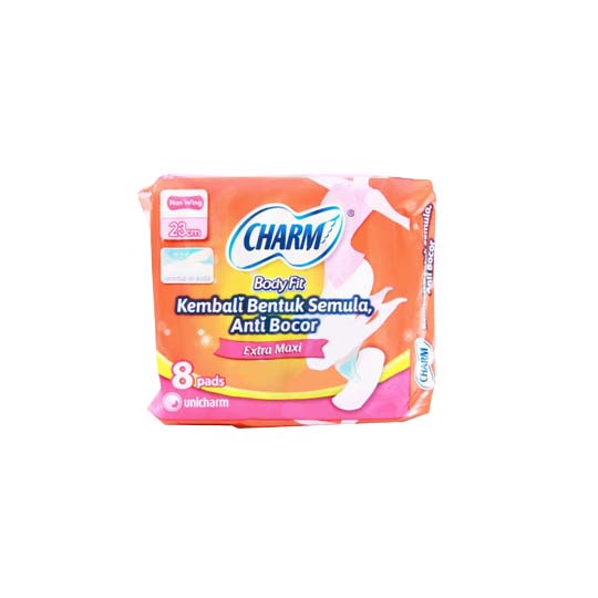CHARM BODY FIT EXTRA MAXI NON WING 8 PADS CHARM BODY FIT EXTRA MAXI NON WING 8 PADS