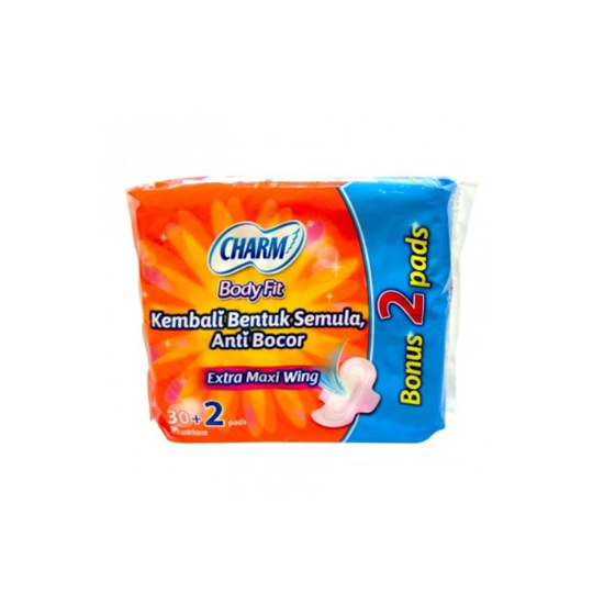 CHARM BODY FIT EXTRA MAXI WING 30 PADS CHARM BODY FIT EXTRA MAXI WING 30 PADS