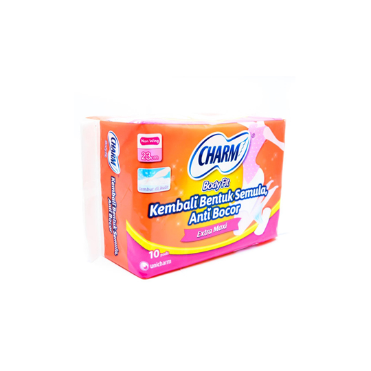 CHARM BODY FIT EXTRA REGULER NON WING 10 PADS CHARM BODY FIT EXTRA REGULER NON WING 10 PADS