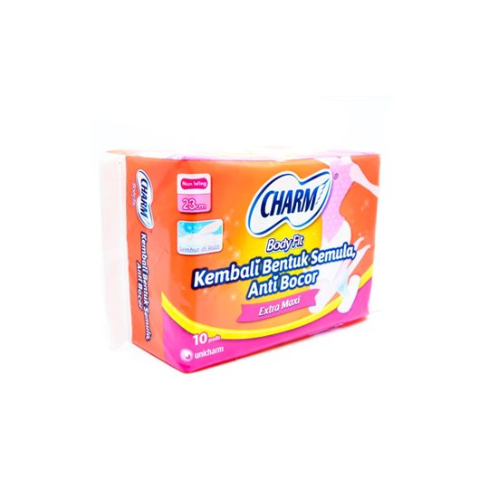 Charm Body Fit Maxi Non Wing 10 Pads Charm Body Fit Maxi Non Wing 10 Pads