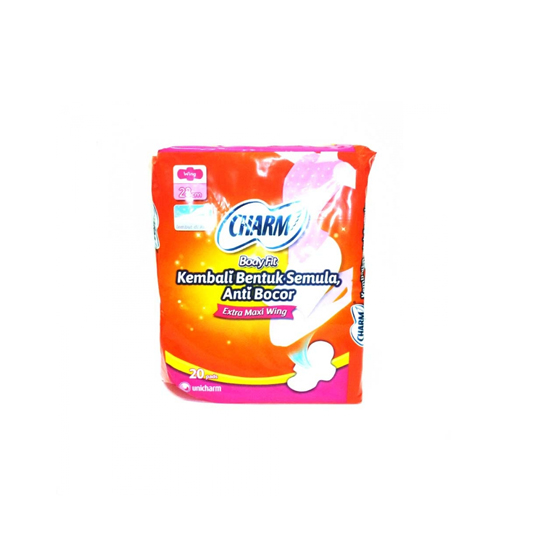 Charm Body Fit Maxi Wing 20 Pads Charm Body Fit Maxi Wing 20 Pads