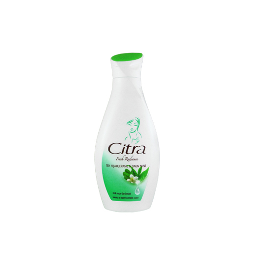 CITRA HAND AND BODY LOTION FRESH RADIANCE TEH HIJAU JEPANG + DAUN MINT 120 ML CITRA HAND AND BODY LOTION FRESH RADIANCE TEH HIJAU JEPANG + DAUN MINT 120 ML