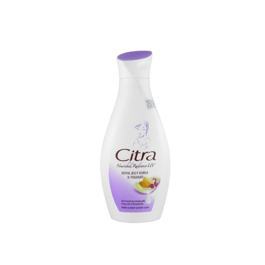 CITRA HAND AND BODY LOTION ROYAL JELLY & YOGHURT 250 ML CITRA HAND AND BODY LOTION ROYAL JELLY & YOGHURT 250 ML