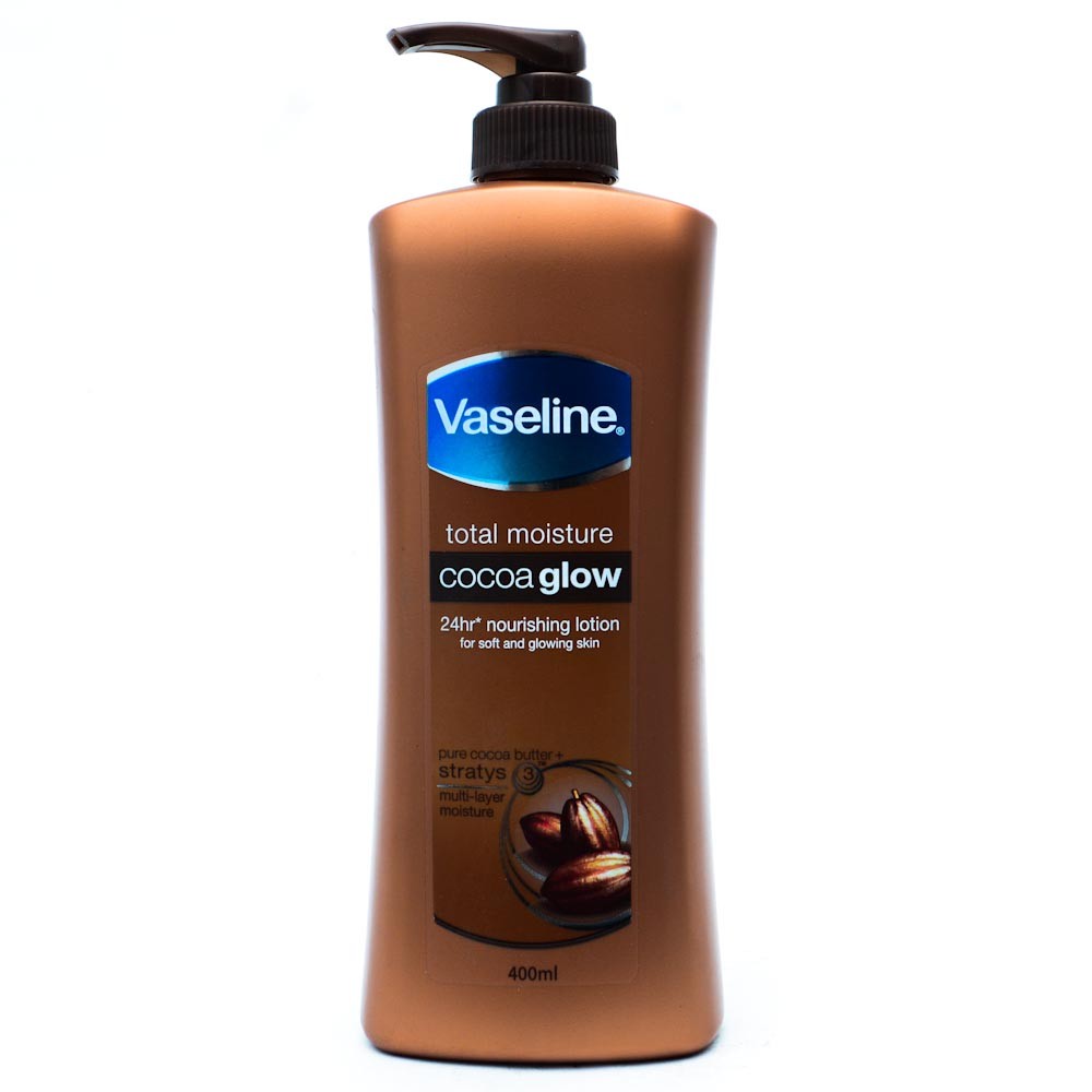 Vaseline Hand and Body Lotion Cocoa Glow Pump 400 ml Vaseline Hand and Body Lotion Cocoa Glow Pump 400 ml