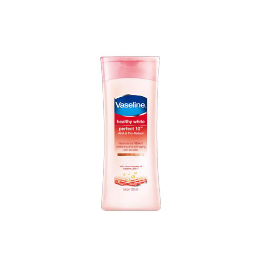 VASELINE HEALTHY WHITE PERFECT 10 100 ML VASELINE HEALTHY WHITE PERFECT 10 100 ML