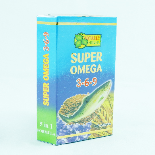 TOTALLY NATURAL SUPER OMEGA 3.6.9 SOFTGEL 100 KAPSUL TOTALLY NATURAL SUPER OMEGA 3.6.9 SOFTGEL 100 KAPSUL