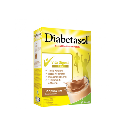 DIABETASOL VITADIGEST SUSU RASA CAPUCINO 180 G DIABETASOL VITADIGEST SUSU RASA CAPUCINO 180 G