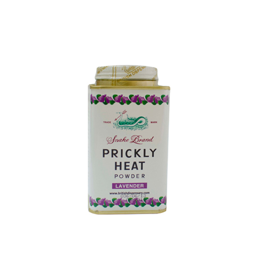 SNAKE BRAND PRICKLY HEAT LAVENDER POWDER 150 G SNAKE BRAND PRICKLY HEAT LAVENDER POWDER 150 G