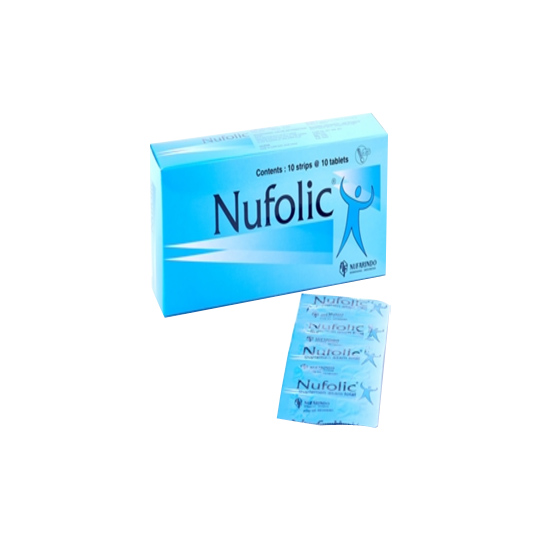 NUFOLIC 400 MCG 10 TABLET NUFOLIC 400 MCG 10 TABLET