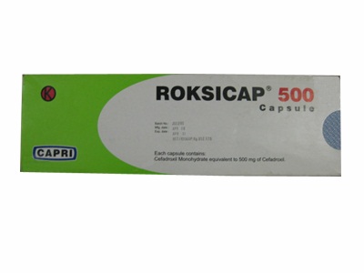 Roksicap 500 mg 10 Kapsul Roksicap 500 mg 10 Kapsul