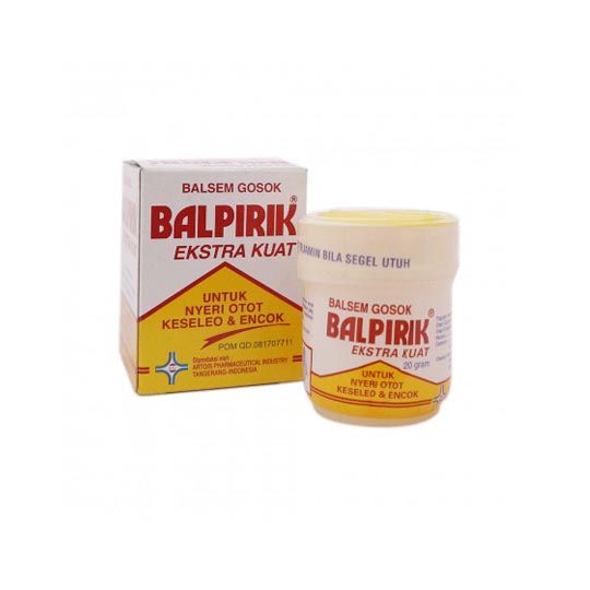 Balpirik Extra Kuat (Kuning) Balsam 20 g Balpirik Extra Kuat (Kuning) Balsam 20 g