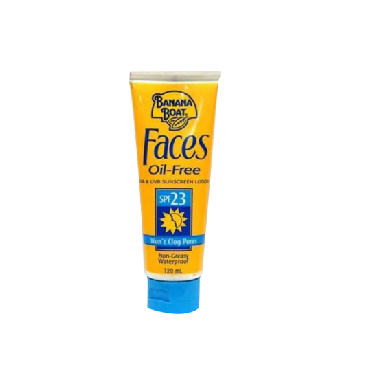 BANANA BOAT FACES SUNSCREEN SPF 23 LOTION 120 ML BANANA BOAT FACES SUNSCREEN SPF 23 LOTION 120 ML