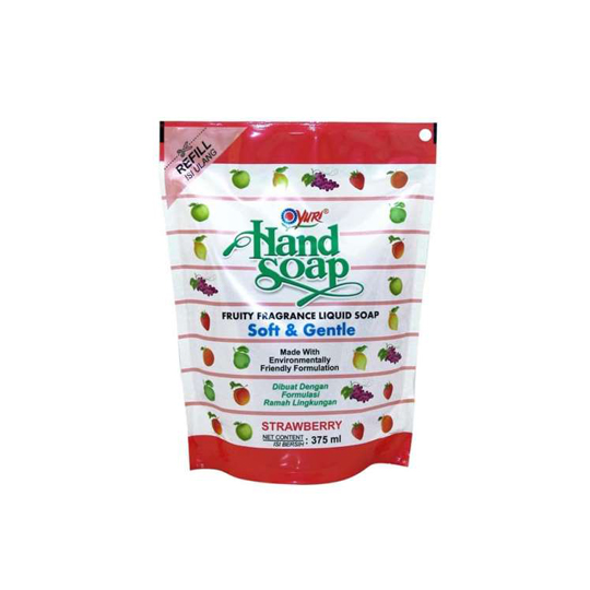 YURI HAND SOAP STROBERY REFIL 375 ML YURI HAND SOAP STROBERY REFIL 375 ML