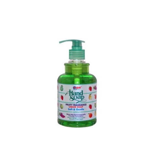 YURI HAND SOAP APPLE PUMP 410 ML YURI HAND SOAP APPLE PUMP 410 ML