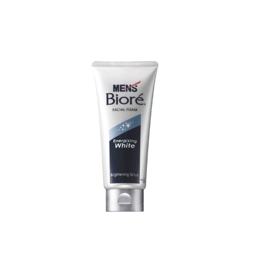 BIORE MENS ENERGIZING WHITE FACIAL FOAM 100 G BIORE MENS ENERGIZING WHITE FACIAL FOAM 100 G
