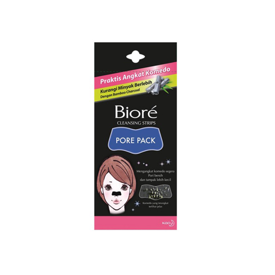 BIORE PORE PACK BLACK 4 LEMBAR BIORE PORE PACK BLACK 4 LEMBAR