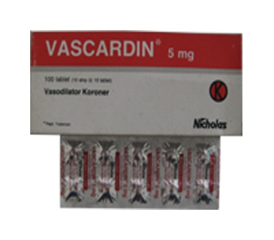 VASCARDIN 5 MG 10 TABLET VASCARDIN 5 MG 10 TABLET