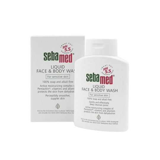 SEBAMED LIQUID FACE AND BODY WASH 50 ML SEBAMED LIQUID FACE AND BODY WASH 50 ML