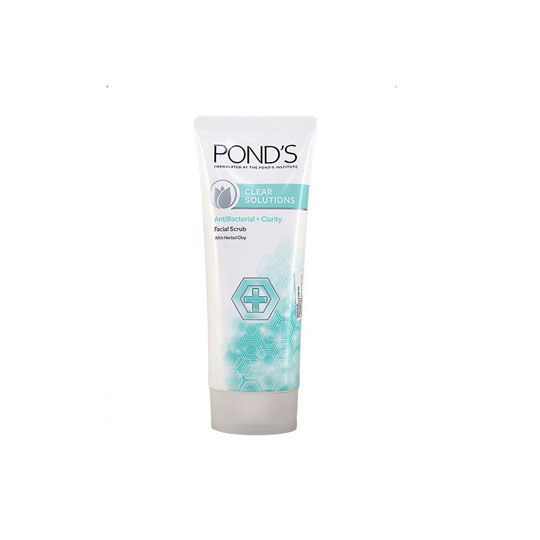 POND'S CLEAR SOLUTION ANTI BACTERIAL FACIAL SCRUB 100 G POND'S CLEAR SOLUTION ANTI BACTERIAL FACIAL SCRUB 100 G
