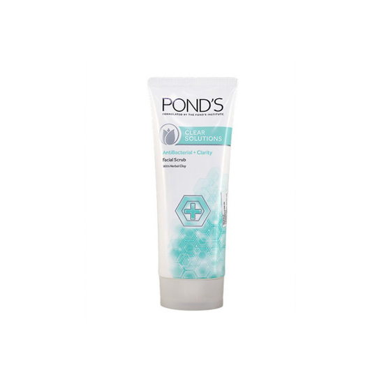 POND'S CLEAR SOLUTION ANTI BACTERIAL FACIAL SCRUB 50 G POND'S CLEAR SOLUTION ANTI BACTERIAL FACIAL SCRUB 50 G