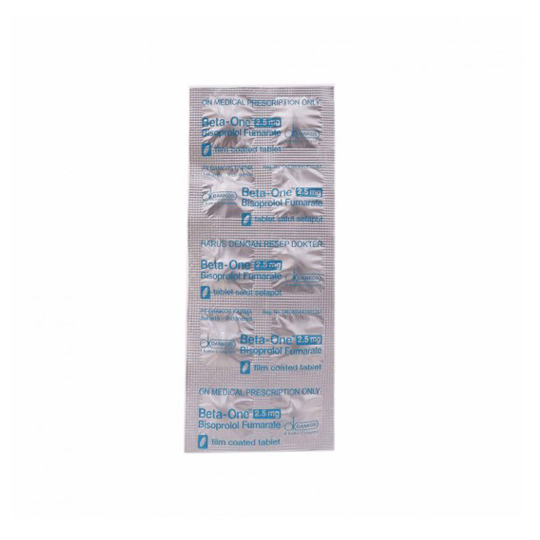 BETA-ONE 2.5 MG 10 TABLET BETA-ONE 2.5 MG 10 TABLET