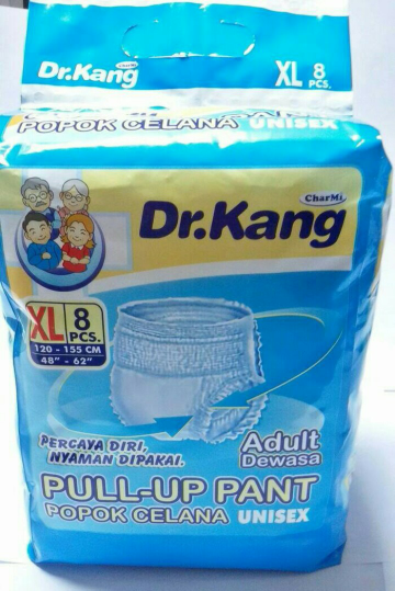 DR KANG DISP SIZE XL ADULT DIAPERS 8 PIECES DR KANG DISP SIZE XL ADULT DIAPERS 8 PIECES