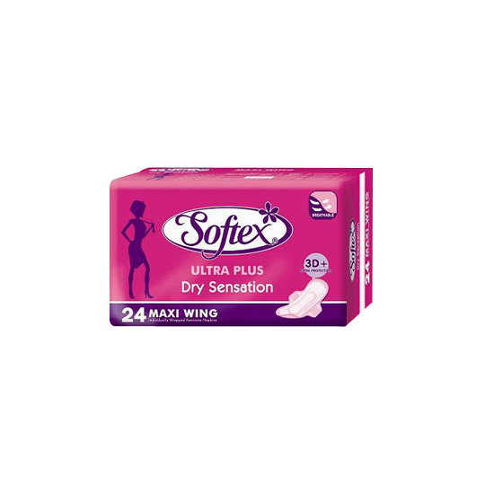 SOFTEX ULTRA PLUS MAXI WING 24 PADS SOFTEX ULTRA PLUS MAXI WING 24 PADS