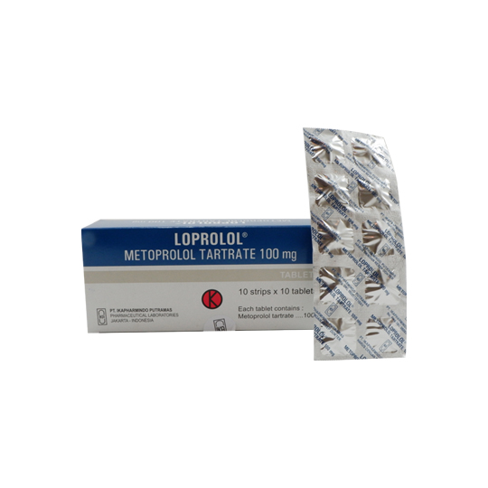 Loprolol 100 mg 10 Tablet Loprolol 100 mg 10 Tablet