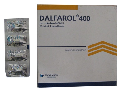 DALFAROL 400 IU 4 KAPSUL DALFAROL 400 IU 4 KAPSUL