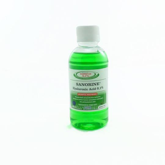 SANORINE HIJAU 0.1% GARGLE 200 ML SANORINE HIJAU 0.1% GARGLE 200 ML