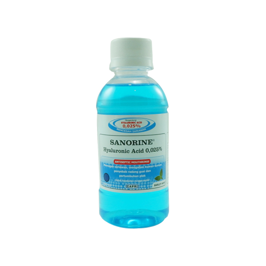 SANORINE BIRU 0.025% GARGLE 200 ML SANORINE BIRU 0.025% GARGLE 200 ML