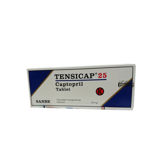 TENSICAP 25 MG 10 TABLET TENSICAP 25 MG 10 TABLET