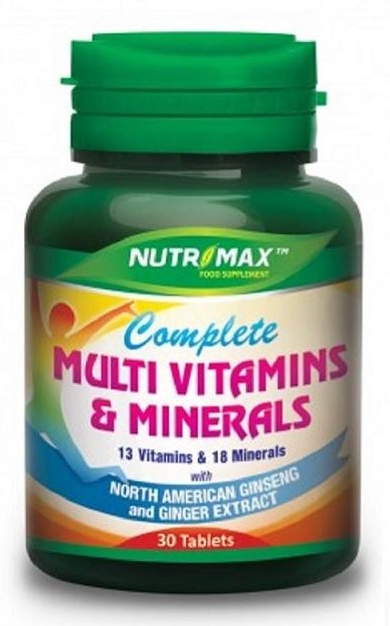 NUTRIMAX COMPLEX MULTIVITAMIN GINGSENG & GINGER TABLET '31 NUTRIMAX COMPLEX MULTIVITAMIN GINGSENG & GINGER TABLET '31