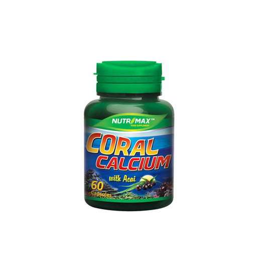 NUTRIMAX CORAL CALCIUM WITH ACAI 60 KAPSUL NUTRIMAX CORAL CALCIUM WITH ACAI 60 KAPSUL
