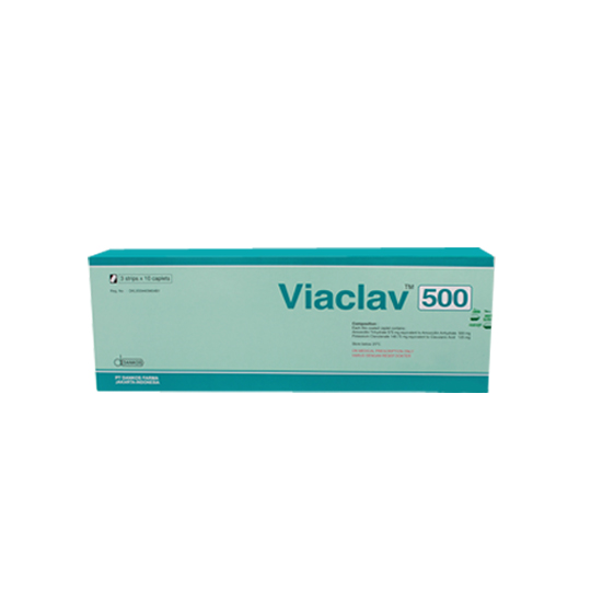 VIACLAV 500 MG 10 KAPLET VIACLAV 500 MG 10 KAPLET