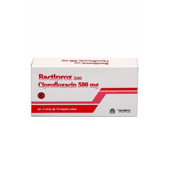 BACTIPROX 500 MG 10 KAPLET BACTIPROX 500 MG 10 KAPLET