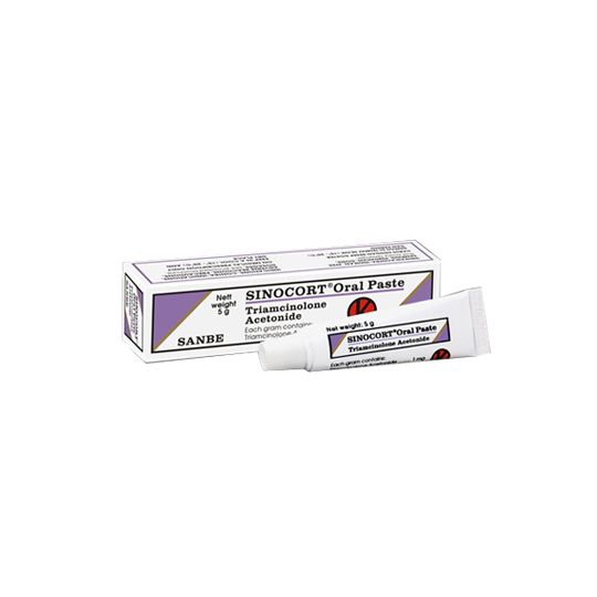 SINOCORT 0.1% ORAL PASTE 5 G SINOCORT 0.1% ORAL PASTE 5 G