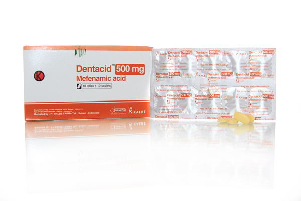 DENTACID 500 MG 10 KAPLET DENTACID 500 MG 10 KAPLET