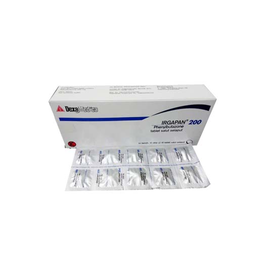 IRGAPAN 200 MG 10 TABLET IRGAPAN 200 MG 10 TABLET