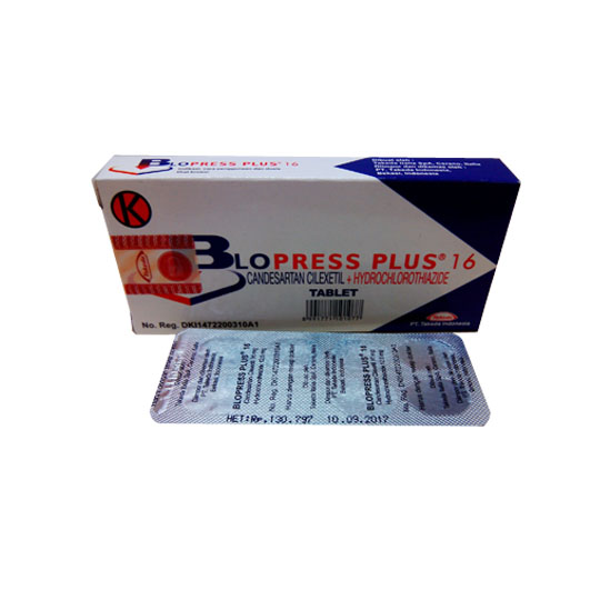 BLOPRESS PLUS 16 MG/12.5 MG 7 TABLET BLOPRESS PLUS 16 MG/12.5 MG 7 TABLET