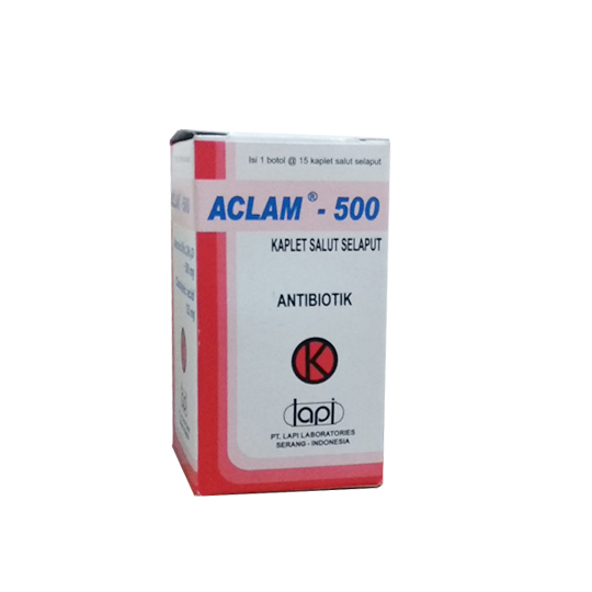 ACLAM 500 MG 15 KAPLET ACLAM 500 MG 15 KAPLET