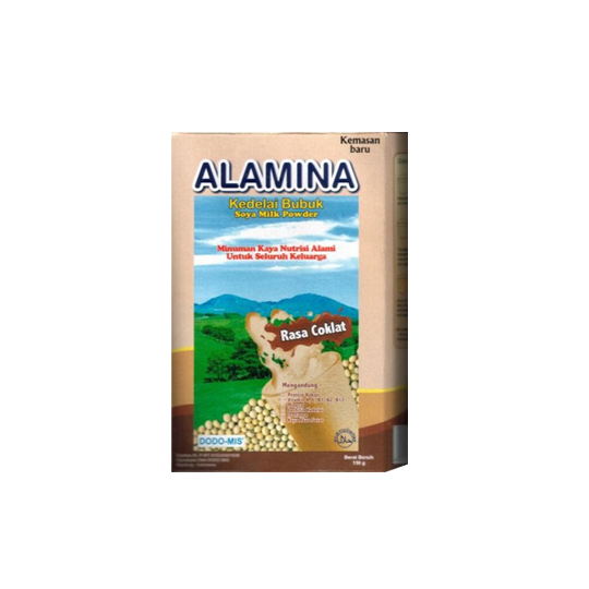 ALAMINA SUSU KEDELAI RASA COKELAT POWDER 150 G ALAMINA SUSU KEDELAI RASA COKELAT POWDER 150 G