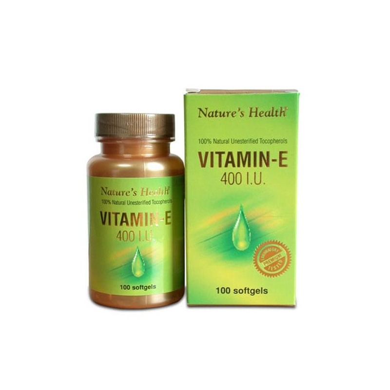 NATURE'S HEALTH VITAMIN E 100 KAPSUL NATURE'S HEALTH VITAMIN E 100 KAPSUL