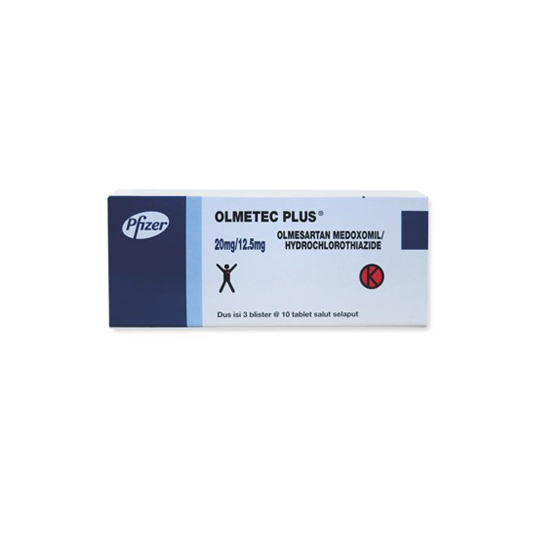 OLMETEC PLUS 20 MG/12.5 MG 10 TABLET OLMETEC PLUS 20 MG/12.5 MG 10 TABLET