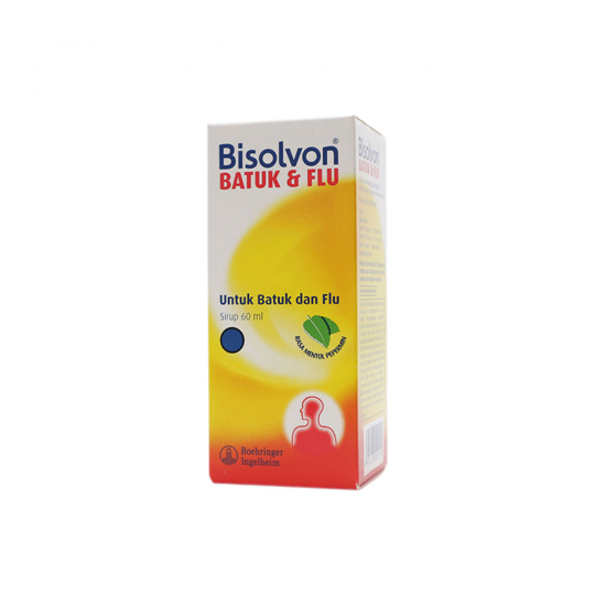 BISOLVON BATUK & FLU SIRUP 60 ML BISOLVON BATUK & FLU SIRUP 60 ML